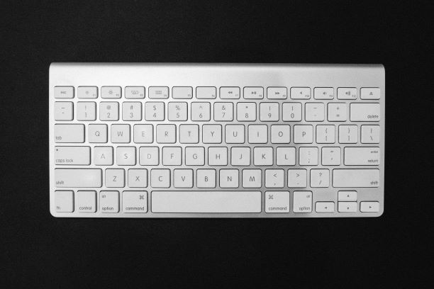 A Keyboard to illustrate sending email